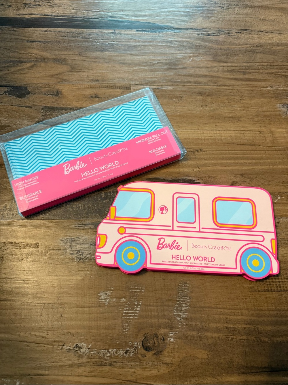 Beauty Creations Barbie Hello World Eyeshadow Palette - Pink, Blue, Yellow